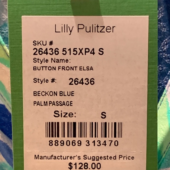 Lilly Pulitzer Elsa top. Size S. - Picture 4 of 6